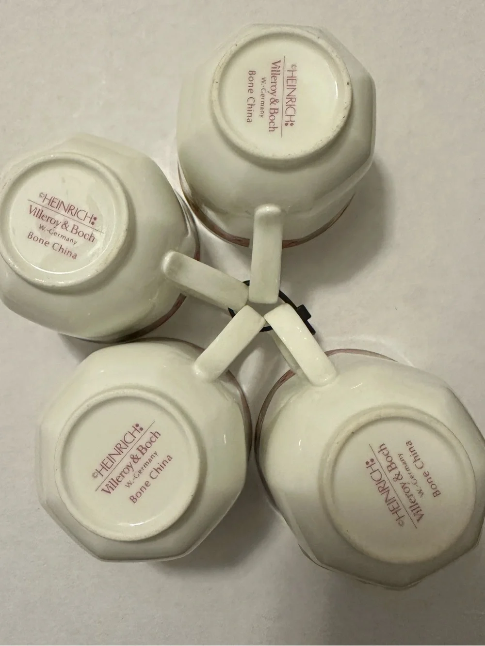 Set Of 4 Villeroy & Boch Cheyenne Espresso Cups